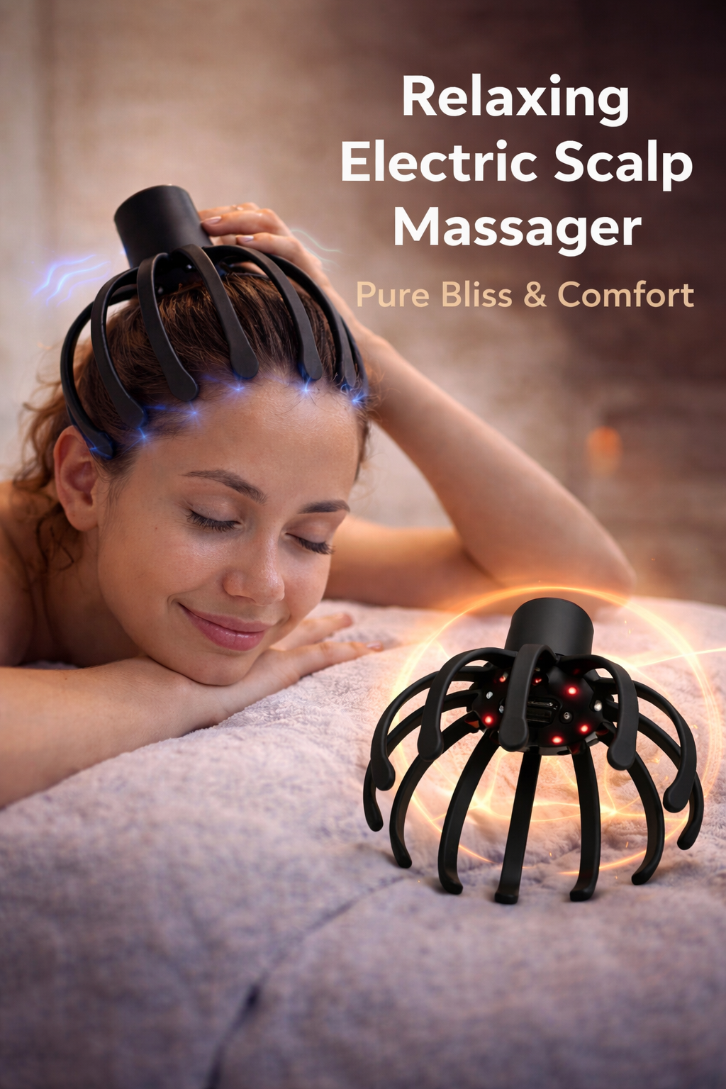 ZenTouch Pro – Electric Scalp Massager